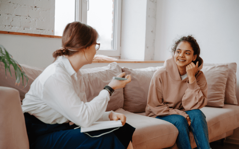 A teen during ADHD and Autism Assessments at Home